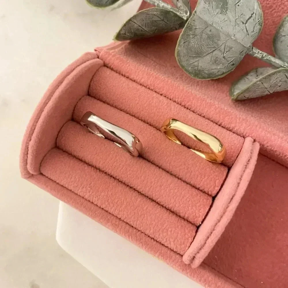925 Sterling Silver Minimalist Ring Stackable Thin Ring Band Dainty Ring